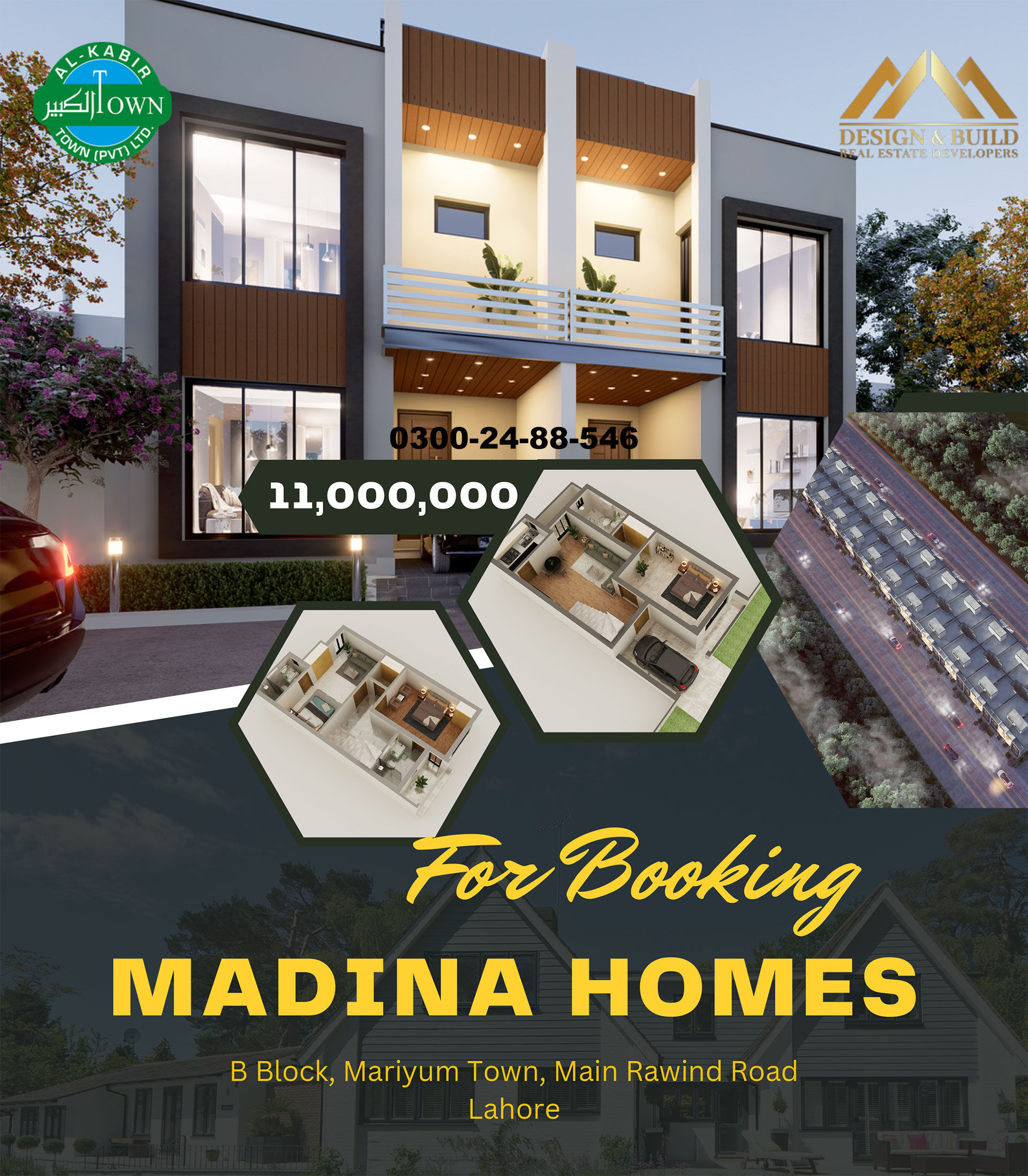 3 Marla House for Sale on Installments in Maryam Town Lahore Madina Homes