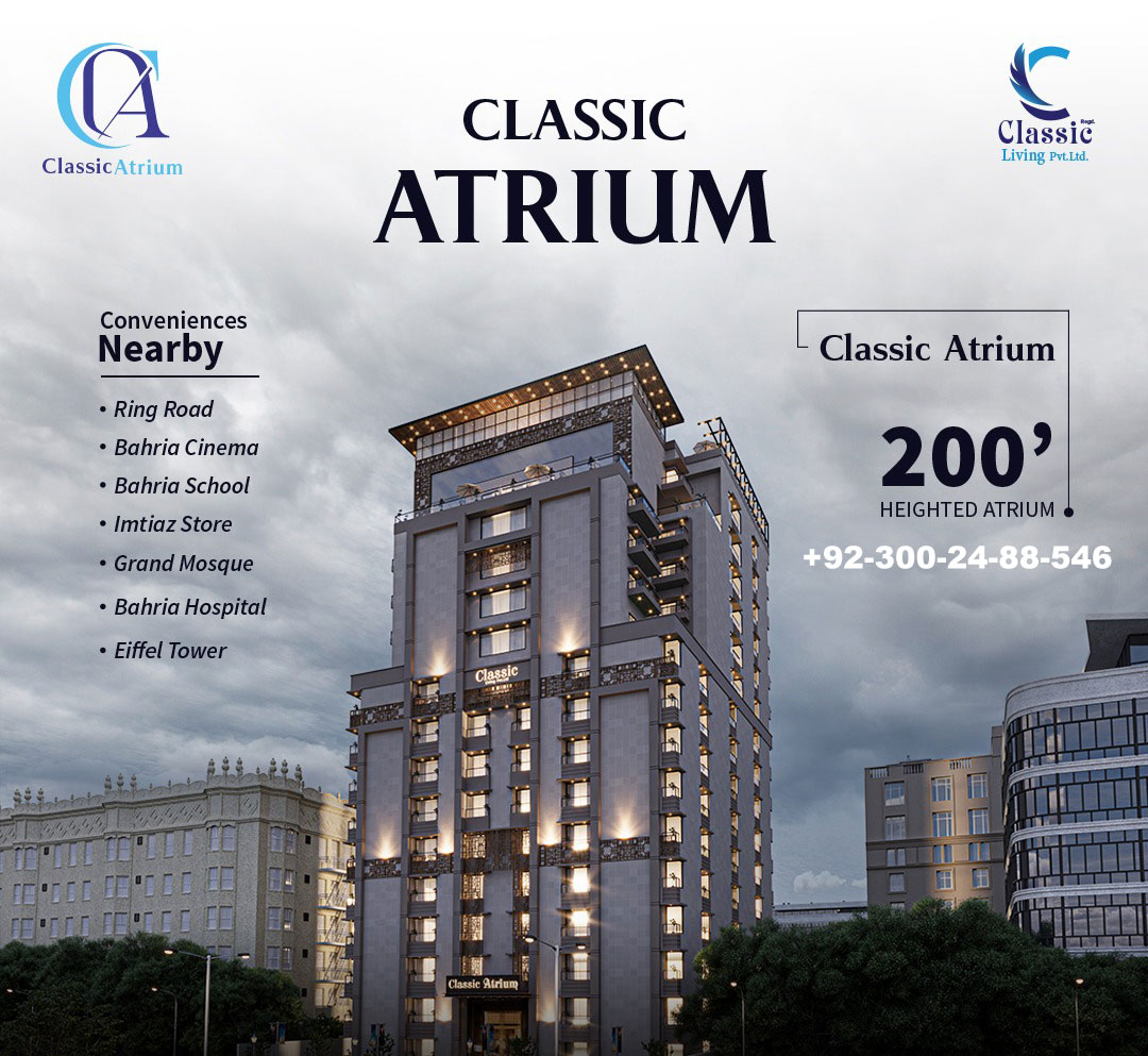 Classic Atrium Bahria Town Lahore