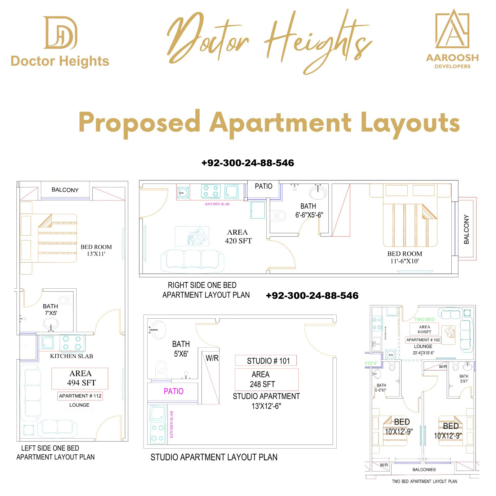 Doctor Heights Apartment Plan