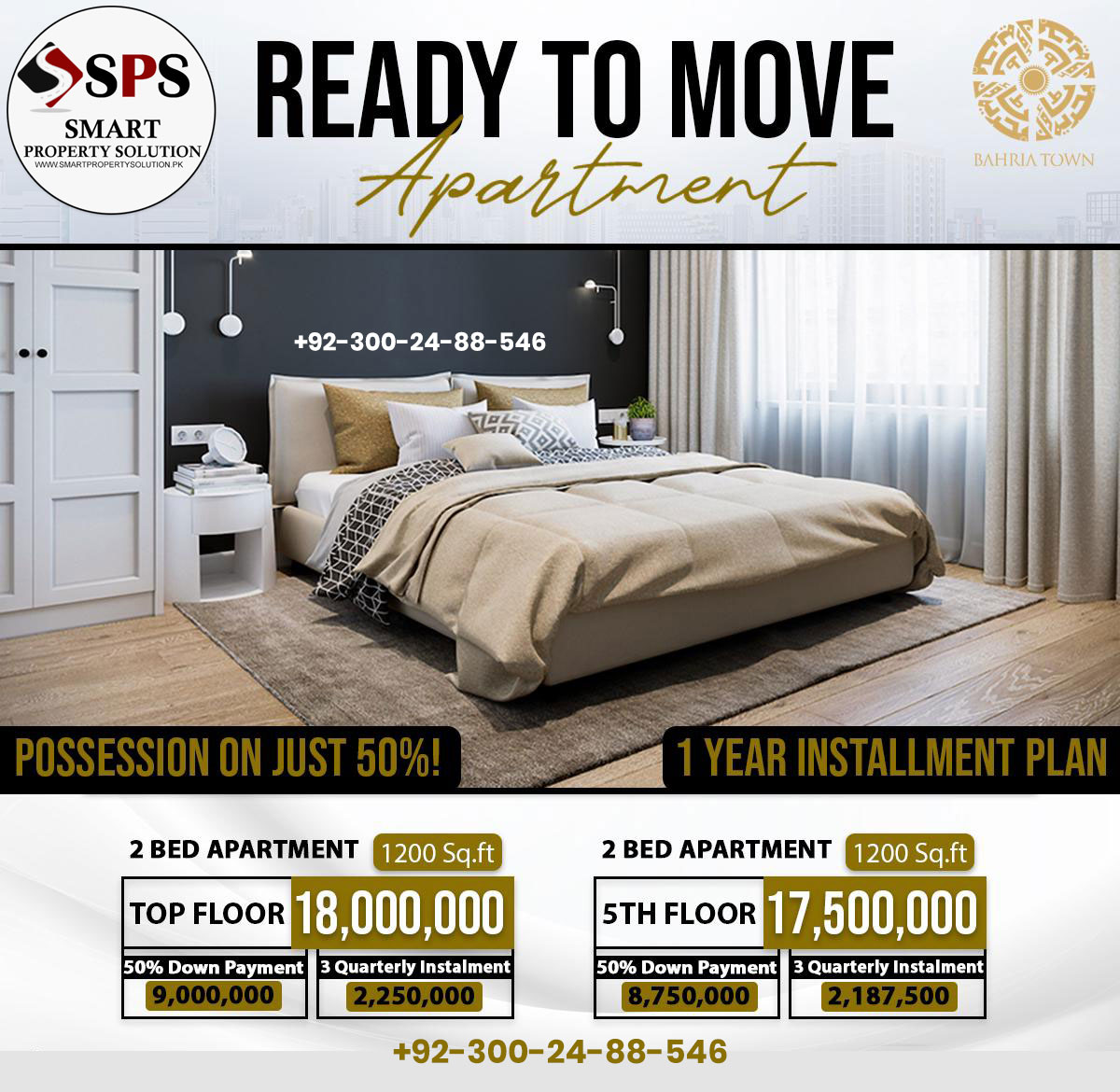 Apartments Flats for Sale in Bahria Town Lahore On Installment Payment Plan