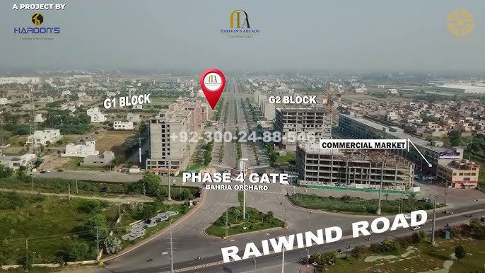 Haroon Arcade Location bahria orchard lahore Phase 4