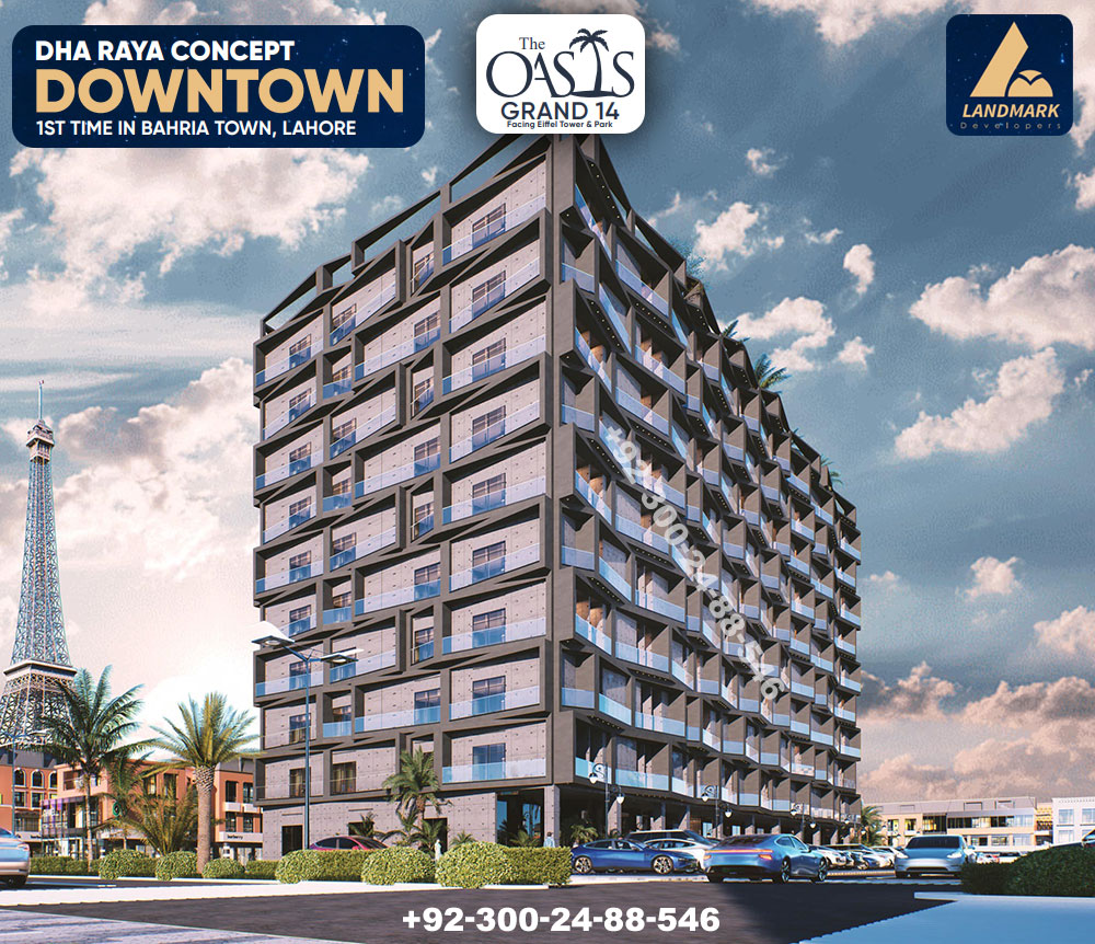 The Oasis Grand 14 Payment Plan Bahria Town Lahore