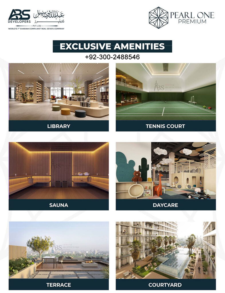 Pearl One Courtyard Premium Amenities