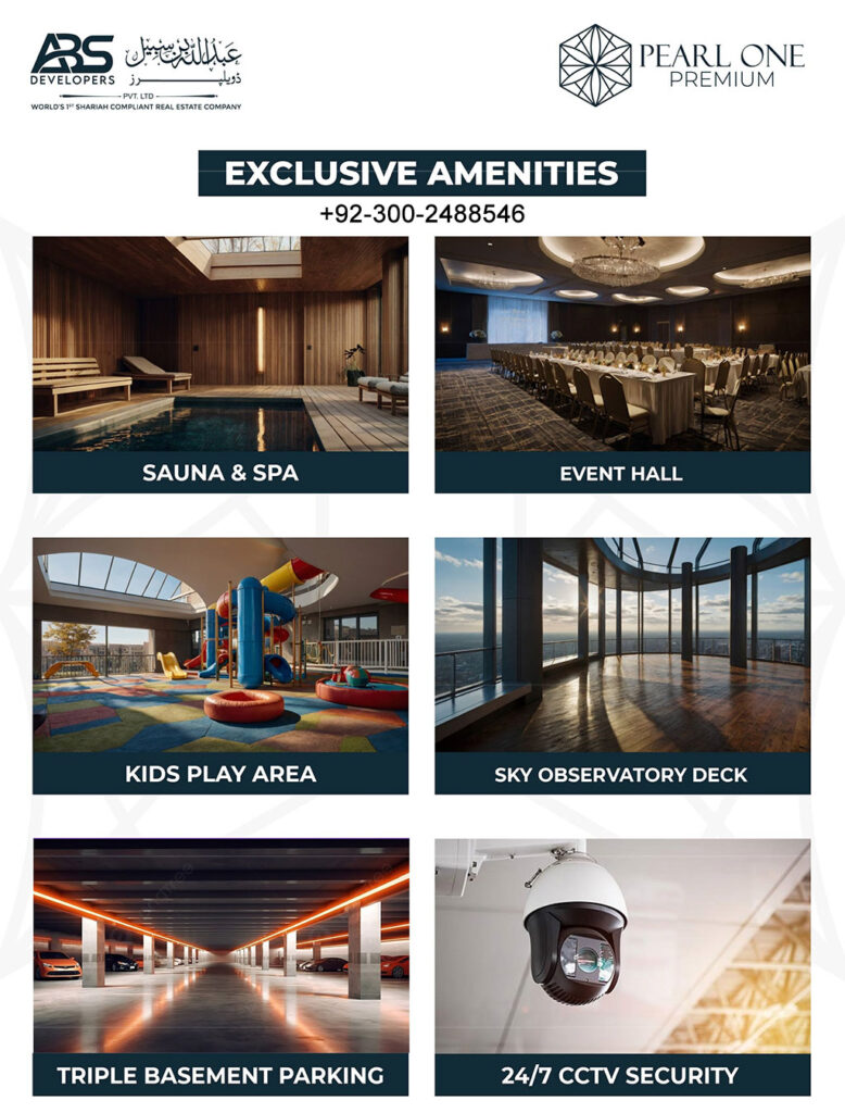 Pearl One Courtyard Premium Amenities