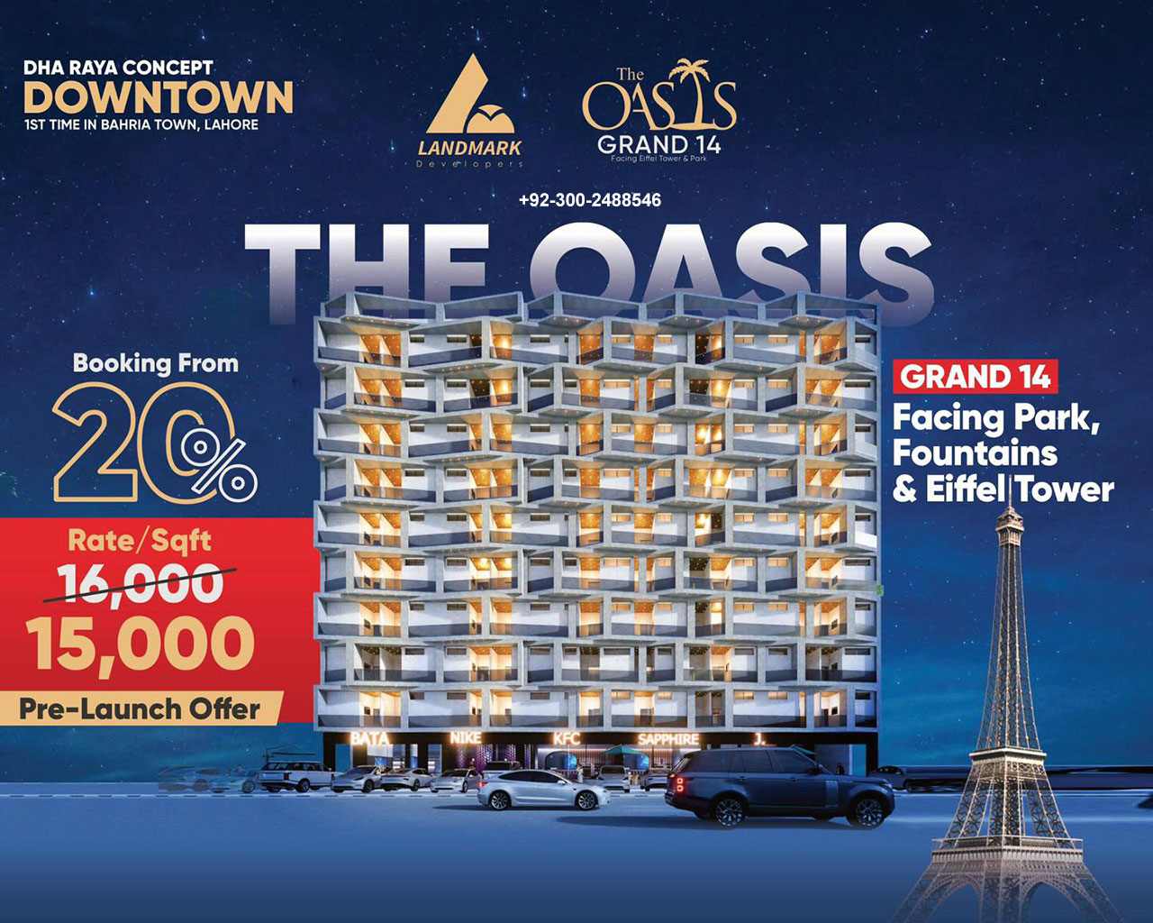 The Oasis Grand 14 Bahria Town Lahore